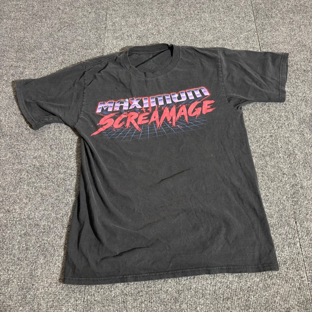 Universal Halloween Horror Nights 2019 Maximum Screamage T-Shirt Mens Small